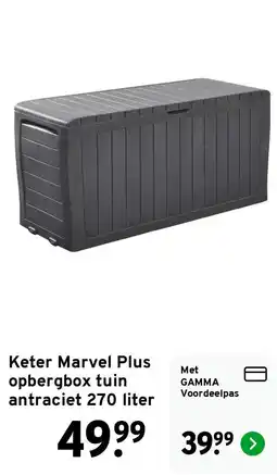 GAMMA Keter Marvel Plus opbergbox tuin aanbieding