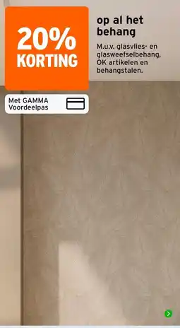 GAMMA gamma behang aanbieding