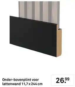 Karwei Onder-bovenplint voor lattenwand aanbieding