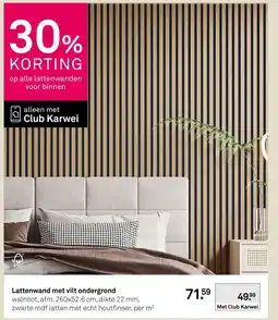 Karwei Club Karwei lattenwand aanbieding