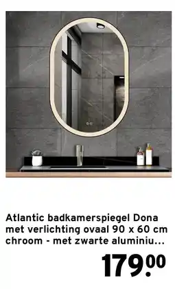 GAMMA Atlantic badkamerspiegel Dona aanbieding