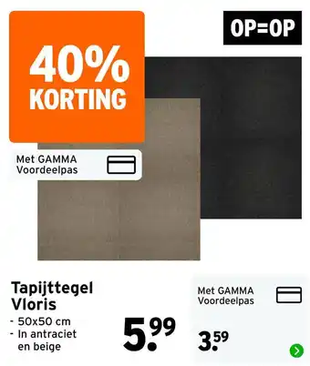 GAMMA Vloris aanbieding