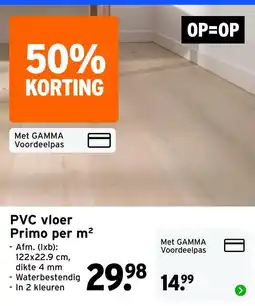 GAMMA Primo aanbieding