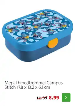Intratuin Mepal broodtrommel Campus Stitch aanbieding