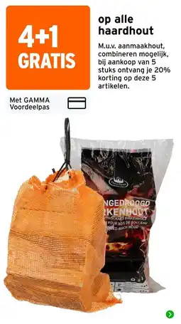 GAMMA gamma haardhout aanbieding