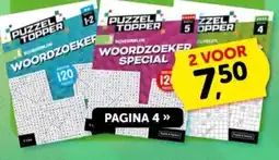 Boekenvoordeel puzzel topper woordzoeker aanbieding