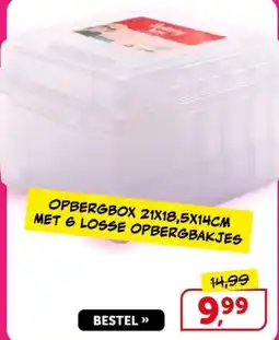 Boekenvoordeel Ducky Opbergbox aanbieding