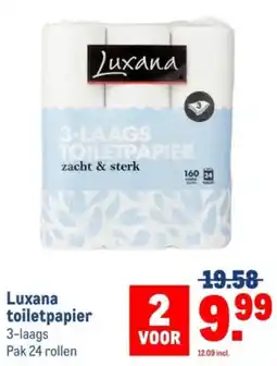 Makro Luxana toilet papier aanbieding