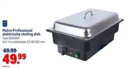 Makro Metro Professional elektrische chafing dish aanbieding
