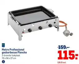 Makro Metro Professional gasbarbecue Plancha aanbieding