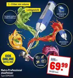 Makro Metro Professional staafmixer aanbieding