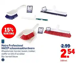 Makro Metro Professional HACCP schoonmaakhardware aanbieding