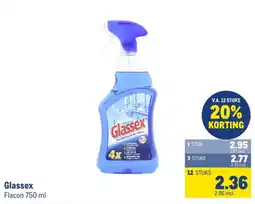 Makro Glassex Flacon 750 ml aanbieding