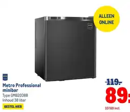 Makro Metro Professional minibar aanbieding