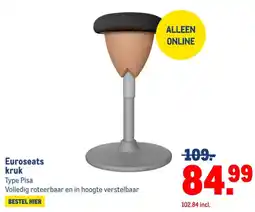 Makro Euroseats kruk aanbieding