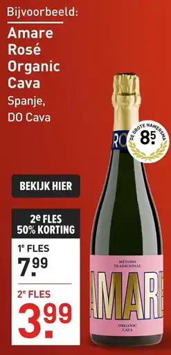 Gall & Gall Amare Rosé Organic Cava aanbieding