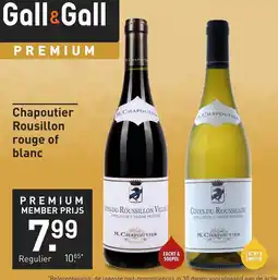 Gall & Gall Chapoutier Rousillon rouge of blanc aanbieding