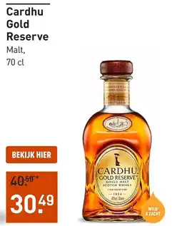 Gall & Gall Cardhu Gold Reserve aanbieding