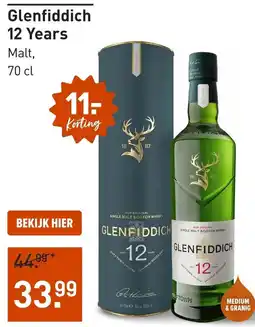 Gall & Gall Glenfiddich 12 Years aanbieding