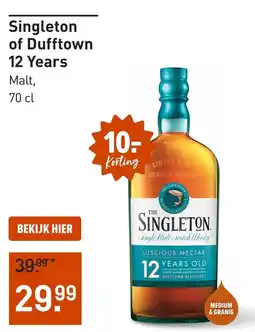 Gall & Gall Singleton of Dufftown 12 Years aanbieding