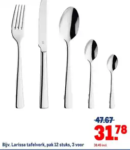 Makro Larissa tafelvork aanbieding
