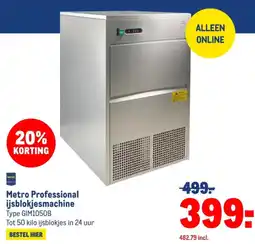 Makro Metro Professional ijsblokjesmachine aanbieding