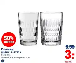 Makro Pasabahce glazen aanbieding