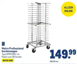 Makro Metro Professional bordenwagen aanbieding