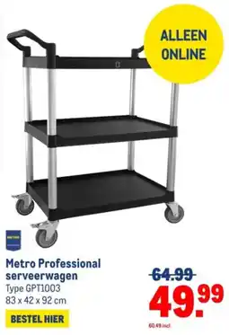 Makro Metro Professional Serveerwagen aanbieding