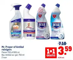 Makro Mr. Proper of Antikal reinigers aanbieding