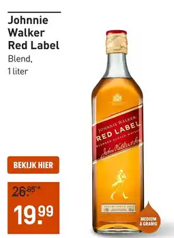 Gall & Gall Johnnie Walker Red Label aanbieding