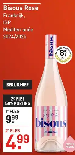 Gall & Gall bisous rosé aanbieding