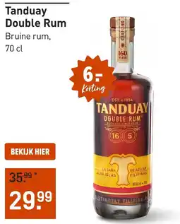 Gall & Gall Tanduay Double Rum aanbieding