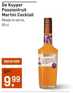 Gall & Gall De Kuyper Passionfruit Martini Cocktail aanbieding
