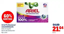 Makro Ariel Professional wasmiddelpods aanbieding