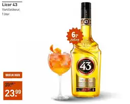 Gall & Gall Licor 43 Vanillelikeur aanbieding