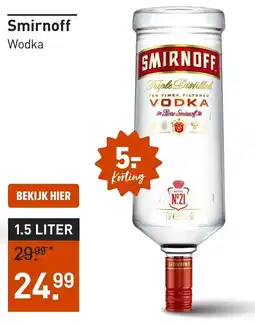 Gall & Gall Smirnoff Wodka aanbieding