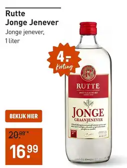 Gall & Gall Rutte Jonge Jenever aanbieding