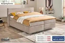 Woonsquare DreamTech Boxspring Sunrise aanbieding