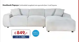 Woonsquare Hoekbank Papayo aanbieding