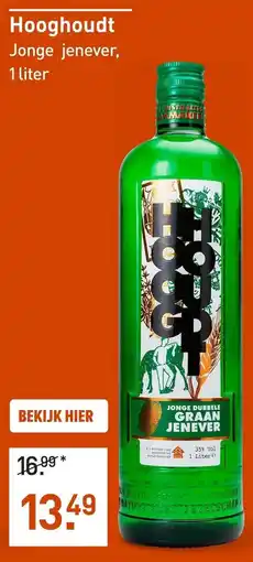 Gall & Gall Hooghoudt jonge jenever aanbieding