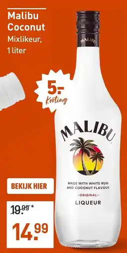 Gall & Gall Malibu Coconut Mixlikeur aanbieding