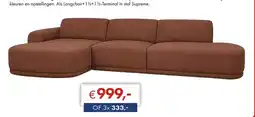 Woonsquare Longchair+1½+1½-Terminal aanbieding