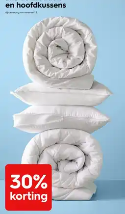 HEMA kussens en hoofdkussens aanbieding