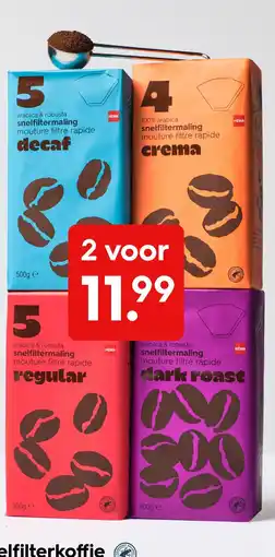 HEMA HEMA snelfilterkoffie aanbieding