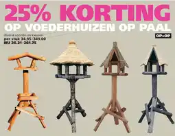 Ranzijn Voederhuizen op Paal aanbieding