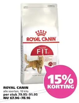 Ranzijn royal canin regular fit 32 aanbieding