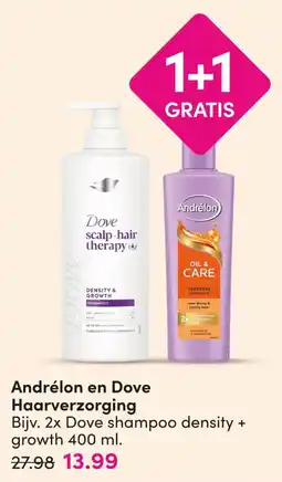 DA Andrélon en Dove Haarverzorging aanbieding