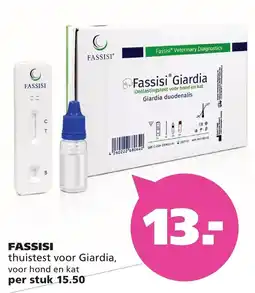 Ranzijn Fassisi thuistest voor Giardia aanbieding