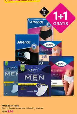 DA Attends en Tena aanbieding